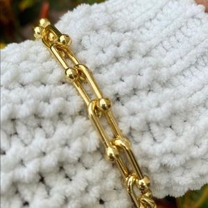 NEW Luxury U-Link 18 kt Gold Filled Bracelet